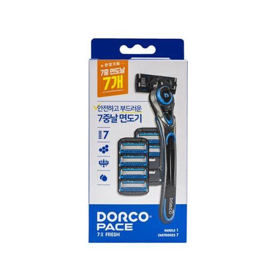 Dorco PACE7II FRESH Razor + 7 Blades