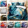 Art Pattern Bed Three-Piece Quilt Cover Tide Quilt Cover