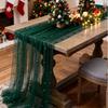 Semi Transparent Table Flag 0.75*3M Table Runner Wedding Arch Drapes  Baby Shower