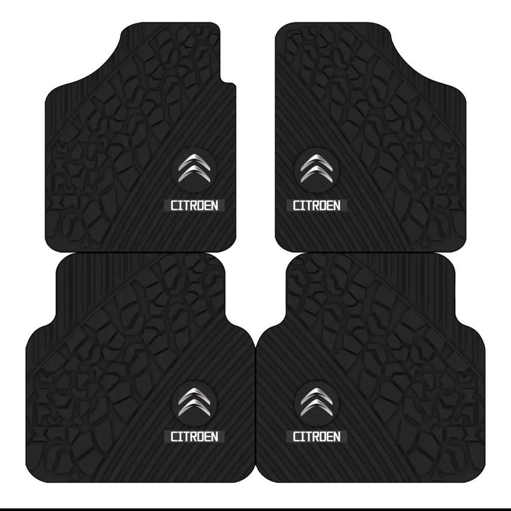 YAMON1 Car Floor Mat Front & Rear Auto Carpet Floor Protection Cushion For Citroen C1 C2 C4 C6 C3-XR Picasso Grand DS3 DS5 Accessories