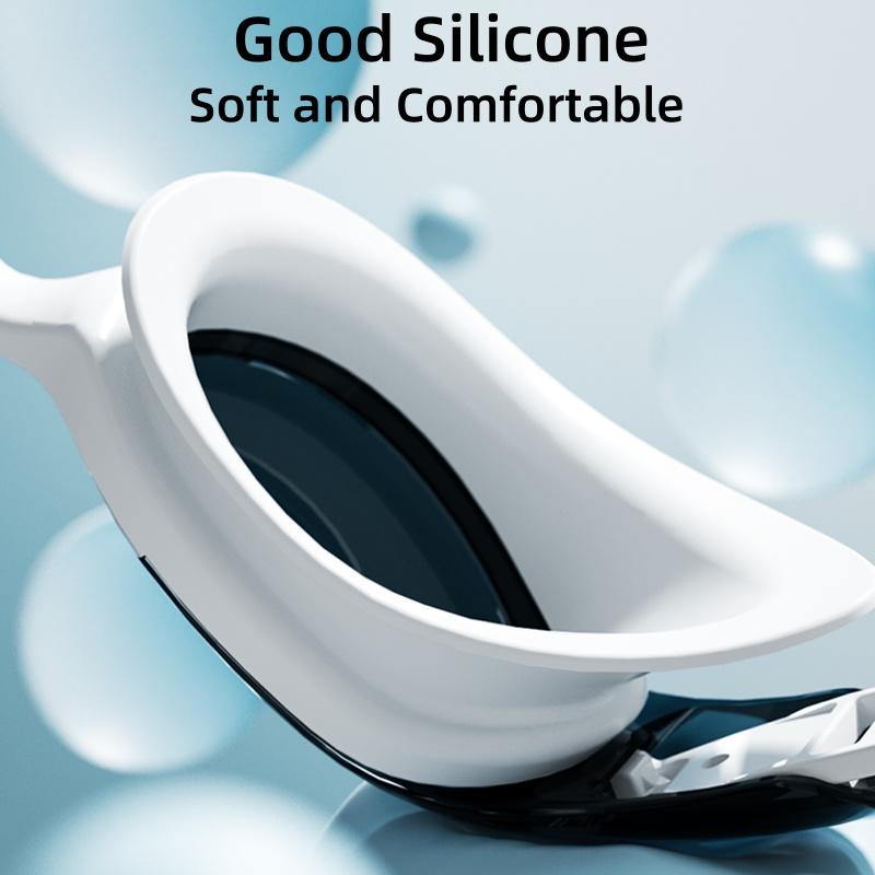 Унисекс Профессиональные очки для плавания для соревнований, Защита от запотевания и Водонепроницаемые очки для плавания для взрослых