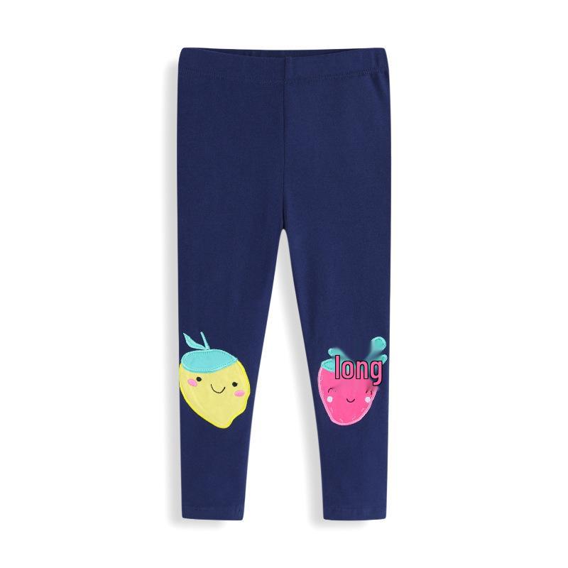 2026 Стильные весенне-осенние леггинсы для девочек | Модные длинные штаны для верхней одежды