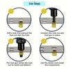 Carbon Steel Threaded Rivet Nut Kit Nut Set Manual Riveter Riveting Tool Rivet Nut Tool  Manual Use