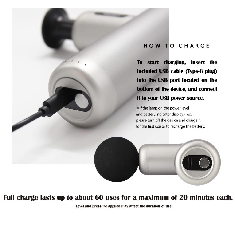 RIORES Solid Уход за всем телом Легкий 516 г Ультра маленький Компактный Мощная вибрация До 2900 минут Карманный размер Перезаряжаемый Портативный Доктор Шот