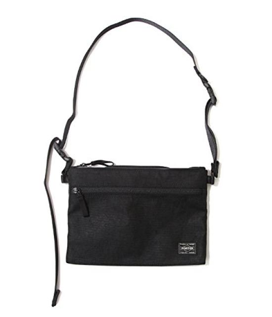 PORTER Hybrid Sacoche Bag Sacoche Pouch Чехол для аксессуаров через плечо Свободный размер Черный / (Сумка Ёсида)