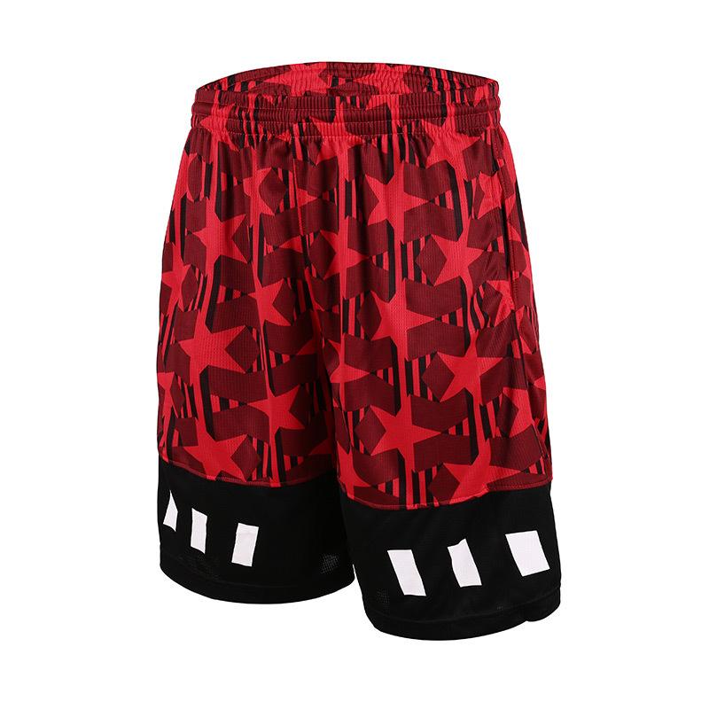 Баскетбольные шорты Спортивные штаны Мужские и женские шорты для бега Баскетбольные брюки Свободные пляжные брюки большого размера для фитнеса с пятью точками