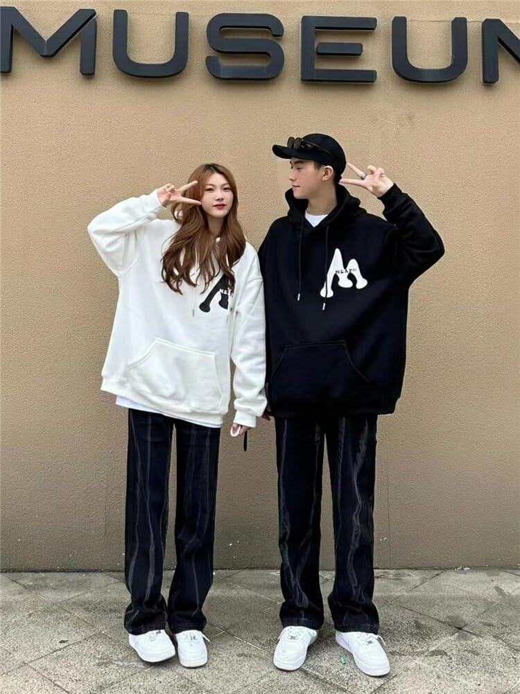Парный флис для пары, matching, с названием бренда, парные, зимние, matching, зимние, matching, зимние, matching, кролик [Jutaopin], Худи,