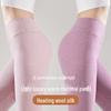 Silk High Waist Thermal Leggings for Women – Velvet-Lined Wool Cotton Pants for Autumn and Winter