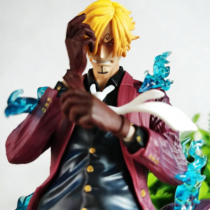 Статуэтка мультяшного персонажа One Piece Украшение Санджи Тэнкай Ручная работа Аниме Модель Отличный выбор для модных милых игрушек и коллекционных предметов