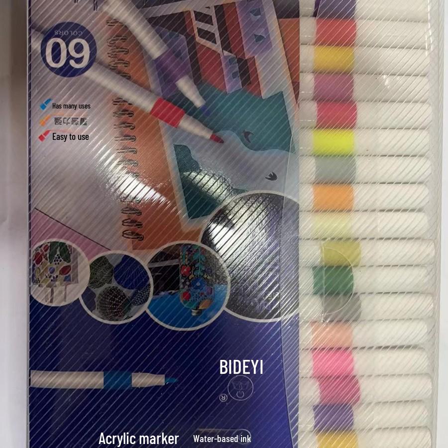 Набор акриловых маркеров: 12/24/36/48/60 Быстросохнущие акварельные маркеры-подсветки