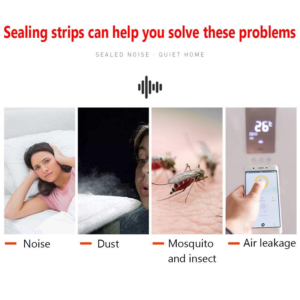 Уплотнитель дверной рамы, противоударный, уплотнитель щелей в дверях, силиконовая резина, заглушка для сквозняков