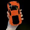 Чехол для телефона в форме автомобиля с 3D-дизайном, однотонный, для iPhone 16 Pro Max 15 14 Pro 13 12 11, глянцевый, ударопрочный, жесткий, гибридный, из поликарбоната, силикон, мягкий край, бампер