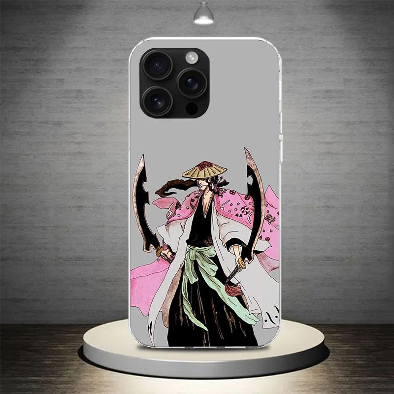 Чехол для телефона Bleach Кёраку Сюнсуй Для iPhone 17 Air 16E 16 15 14 Plus 13 Mini 12 Pro Max 11 7 SE 8 Мягкий узор Coque Fund