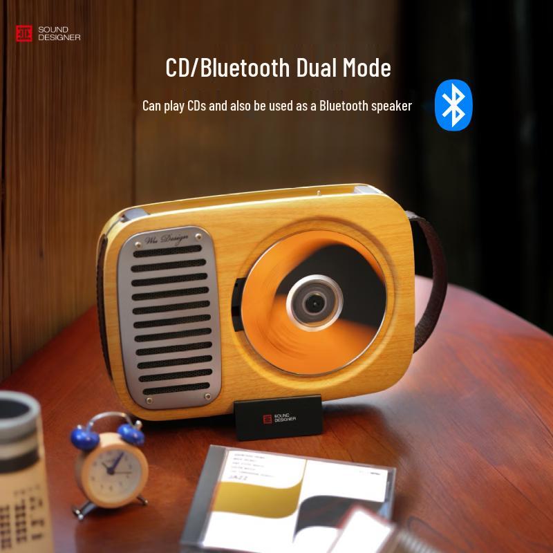 Wu Ретро настенный CD-плеер и Bluetooth-колонка (Китайская версия)
