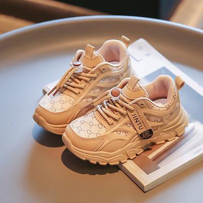 Девочки Интернет-знаменитость папины кроссовки 2025 весна и осень новые детские корейская версия износостойкие спортивные кроссовки мальчики начальная школа повседневная обувь