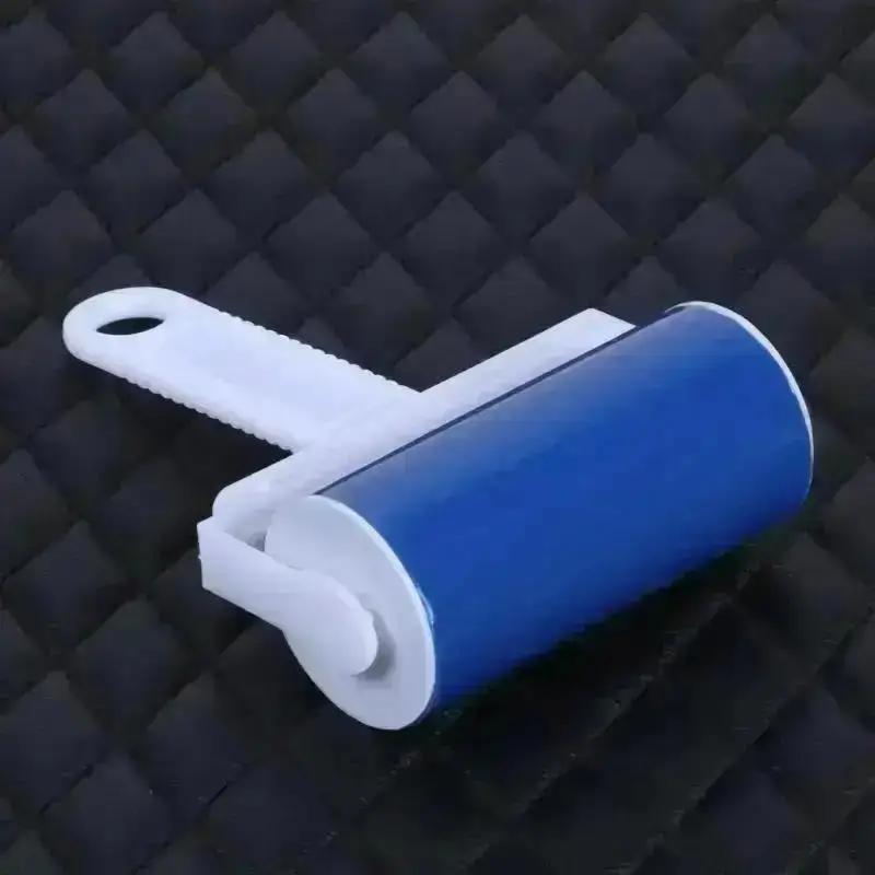 Blue Portable Washable Dust Filter Drum Roll Portable Tools Sticky Hair Hair Removal Device Cleaner Cleaning Brush