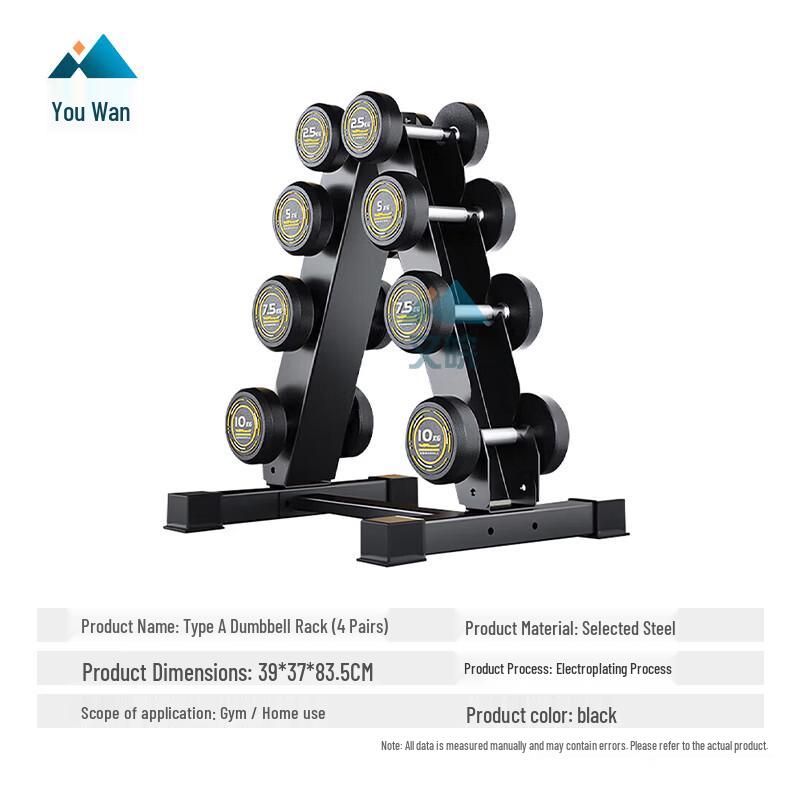 Youwan Rubber Coated Fixed Dumbbells