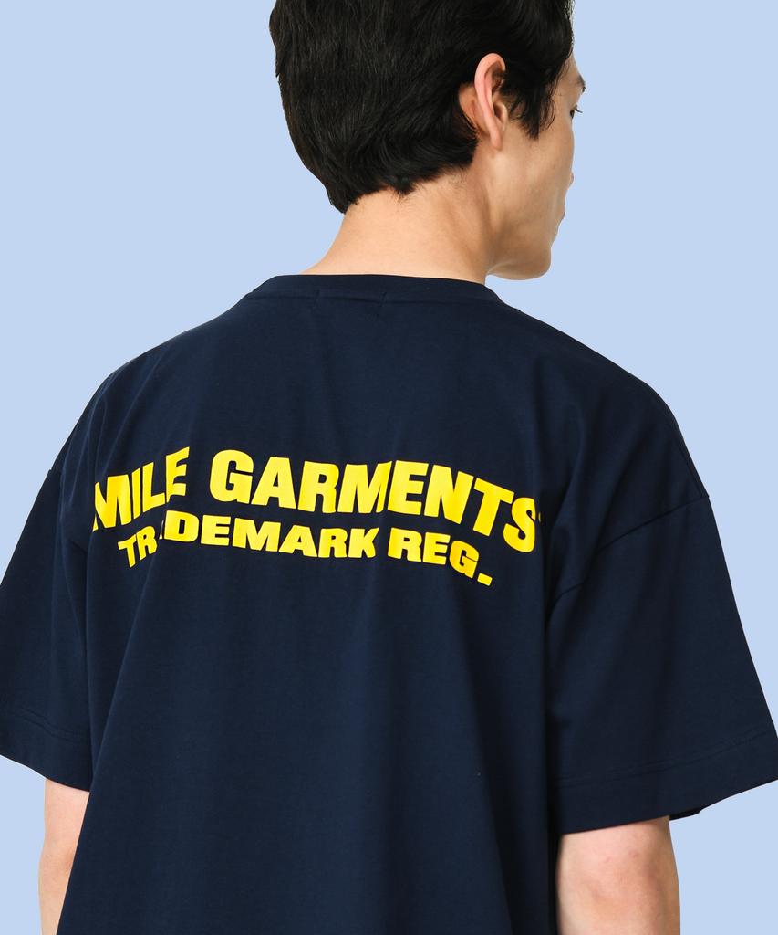 Deomail Mile Garments Товарный знак Круглый вырез [Темно-синий]