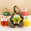Cartoon Super Soft Fruit Plush Pillow Blanket Cute Rabbit For Kids Adults And