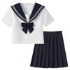 Sailor Authentic JK High School Cosplay 2 Длинные рукава и короткие Sailor Плиссированные JK Cosplay School Плиссированные JK School Cultural Class Kansai School