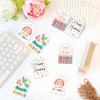 1set 120Pcs 4 Styles Sunflower Paper Thank You Gift Tags Hange Tags For Arts and Crafts with 30M Jute Twine Rectangle Word 7.7x5.1cm Hole: 5mm