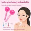 Facial Treatment with Puck Ball Ball Face Massager Face Neck and Eyes Firming Skin Massaging Ball