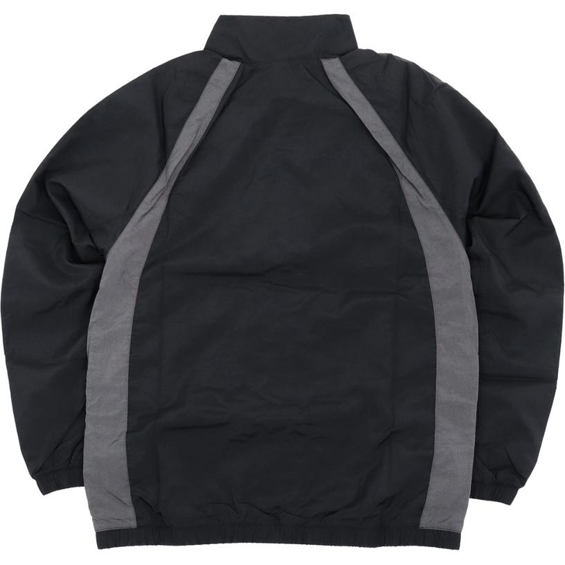 Jordan Куртка-унисекс с принтом логотипа, контрастным воротником и молнией, черная DX9368-011