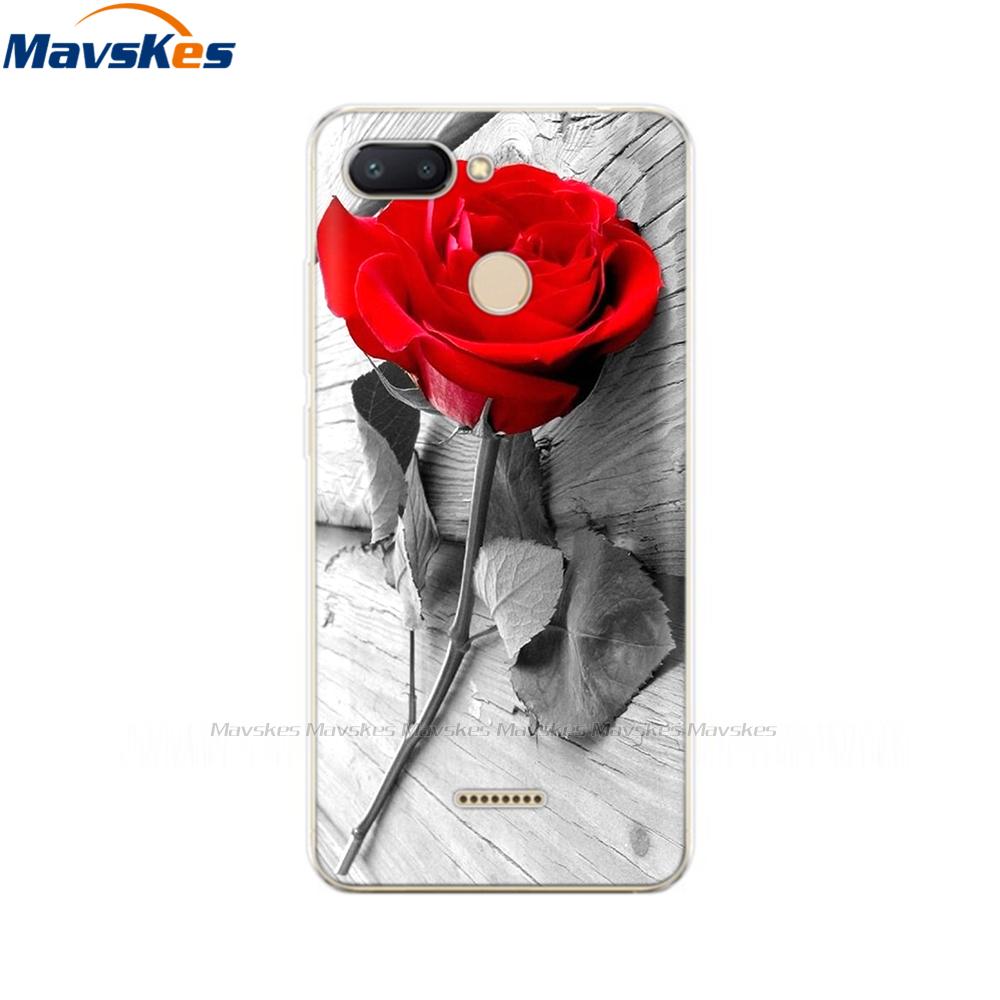 Silicone Cover for Xiaomi Redmi 6 Case Full Protection Soft Tpu Back Cover Phone Case for Xiaomi Redmi 6 Redmi6 Bumper Coque Bag