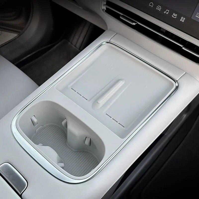 For Xpeng G6 2026 2025 Wireless Charging Pad Silicone Pad Cup Holder One Decoration Automobile Refit Accessory Set