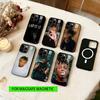 Чехол для телефона Juice Wrld 999 для iPhone17,16,15,14,13,12,11 Plus,Pro Магнитный Для Magsafe Беспроводной Зарядки