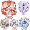 Anime Luxiem VTuber Figures Acrylic Stand Shu Mysta Luca Ike Vox Character Desk Decor Fan Gifts Cosplay Hot Key Chains