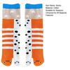 1/2Pairs Women Split 2-Toe Socks Breathable Elastic Moisture Wicking Soft Cartoon Print Flip Flop Cotton Socks