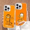 Cartoon G-Garfield Cat Phone Case for iPhone 17 16 15 14 13 Pro 12 11 Pro Max PLUS Color Back Cover