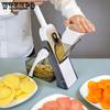 Многофункциональная овощерезка, стальное лезвие, картофелерезка, нож для чистки фруктов, лезвия для нарезки моркови, терка для сыра, измельчитель, кухонные гаджеты