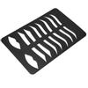Eyebrow Lip Shape Stencils Template Fashionable Eye Brow Shape Kit Makeup Shaper