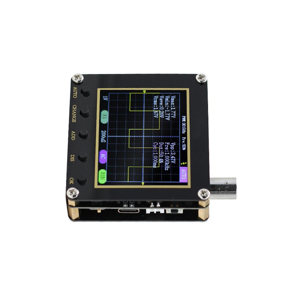 Цифровой осциллограф Сигнальная форма сигнала Транзисторы 2.4-дюймовый дисплей Ручной осциллограф