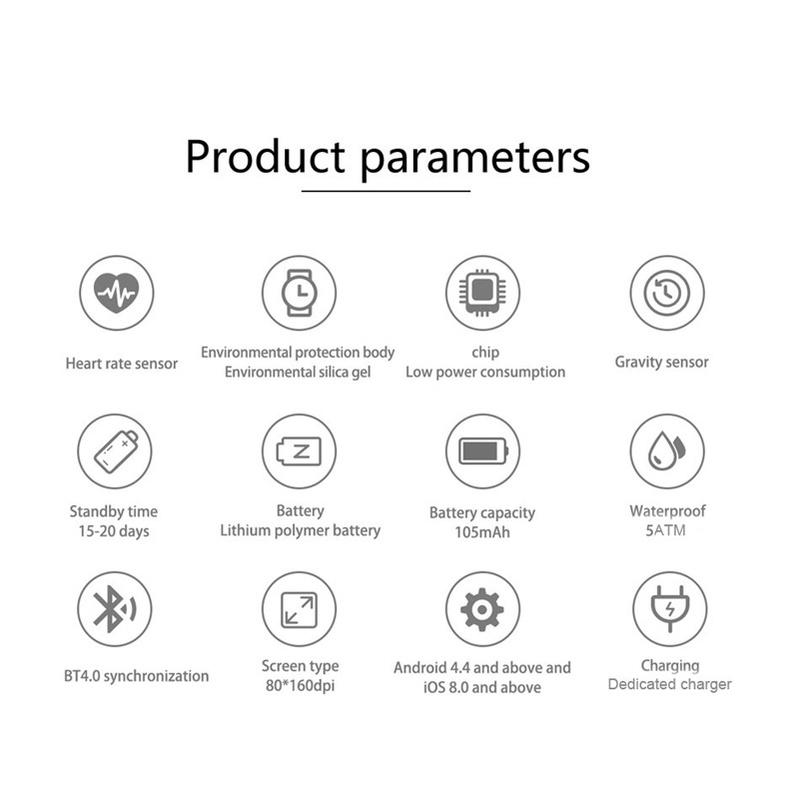 Смарт-часы с двойным временем водонепроницаемости IP67 монитор сердечного ритма Bluetooth трекер активности умные часы спортивные IOS Android