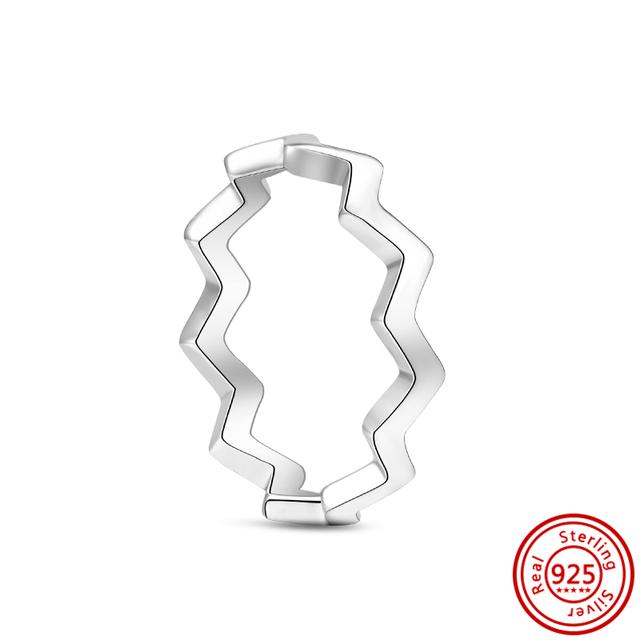 Новое весеннее кольцо с цветочным бантом и перьями, Корона клевера, сверкающее стерлинговое серебро 925 пробы, круглое кольцо, женское оригинальное европейское ювелирное украшение