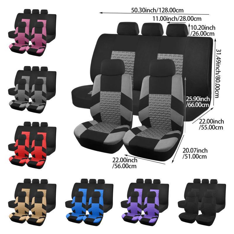 Универсальный чехол для сиденья автомобиля с рисунком покрышек - популярный товар в трансграничной электронной коммерции