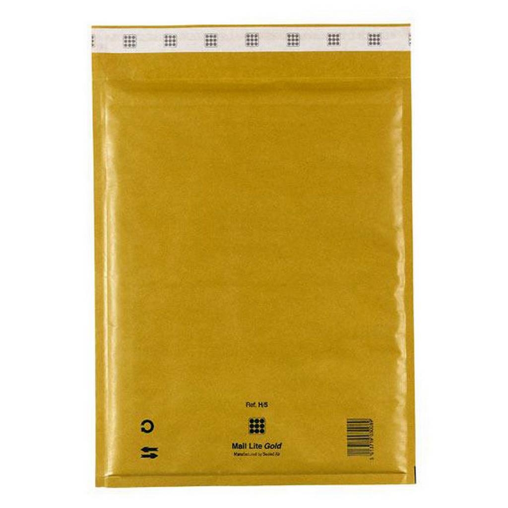 Mail Lite Sealed Air Gold Bubble Mail Bags (Pack Of 100)