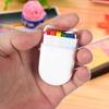 6 Color Rainbow Crayon Face Paint for Halloween and World Cup, Erasable and Creative