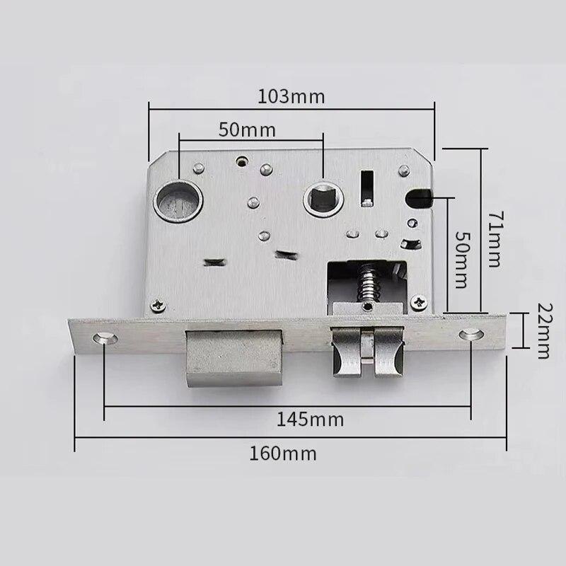 Tuya Smart Lock Bluetooth Smart Card Цифровой код Отпечаток пальца Безопасность Дверной замок Шифрование Smart Life App Пароль Разблокировка