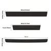 4pcs/5pcs Set Carbon Fibre Threshold Protection Strip Universal Anti-scratch and Anti-collision Door Decorative Strip Sticker