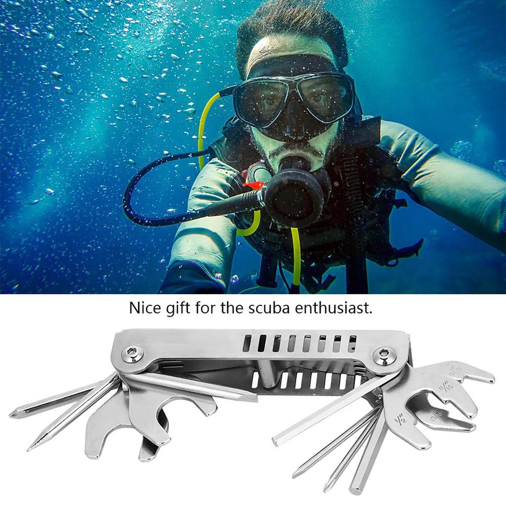 Keep Diving 8 In 1 Scuba Diving Diver Pick Valve Repair Multi Tool Set