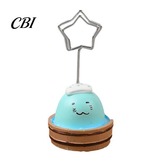 Sturdy Note Clip Holder Animal Shaped Resin Holder, Cute Desk Memo Photo Stand, Adjustable Angle Card Creative Office Desktop Decor, Paper Funny Gift