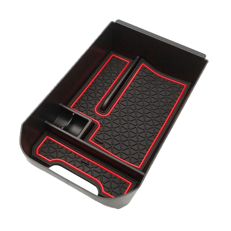 For Toyota RAV4 XA50 2019 2020 2021 2022 2023 2024 ABS Car Central Armrest Storage Box Center Console Flocking Organizer Tray