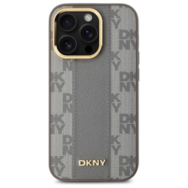 Dkny Dkhmp14Lpcpvsle Iphone 14 Pro6.1 Beżowy/Beige Hardcase Leather Checkered Mono Pattern Magsafe