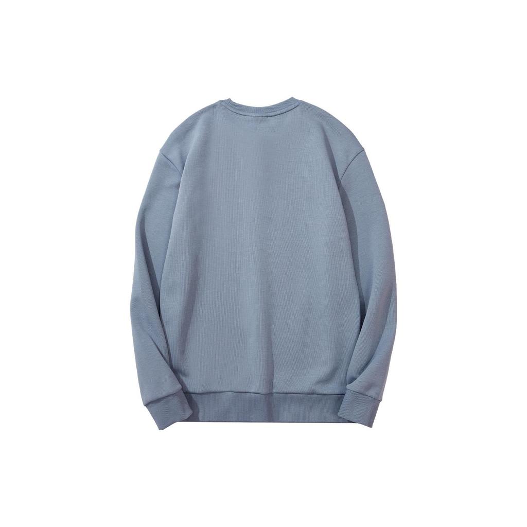 Li Ning Badminton Series однотонный логотип для бега спортивный свитер с длинным рукавом мужская толстовка серый AWDTD81-5