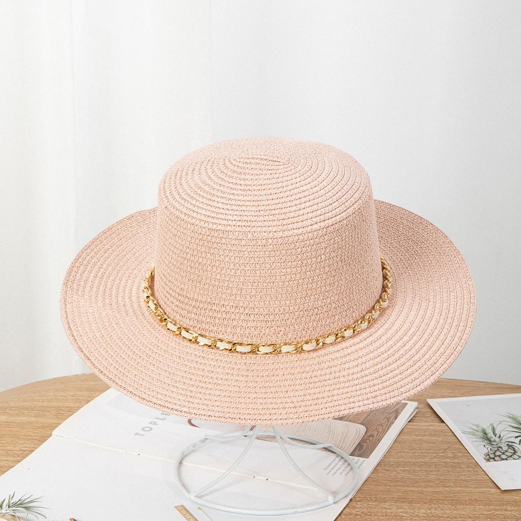 Women's Wide Brim Straw Hat Foldable Beach Sun Hat Spring Summer Vacation Travel Hat Casual Sun Protection Hat