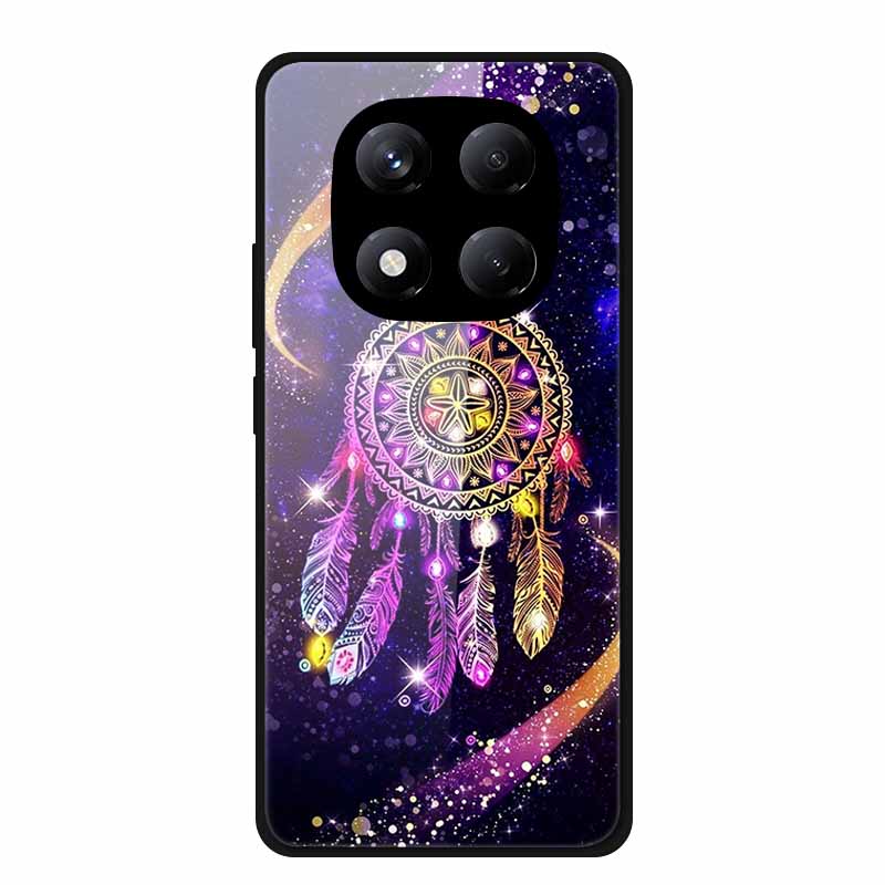 Чехол для Xiaomi Poco X7 Закаленное Стекло Жесткая Задняя Крышка из Поликарбоната для Чехлов Телефона Poco X7 5G Модные Оболочки Coques для PocoX7 X 7 2025